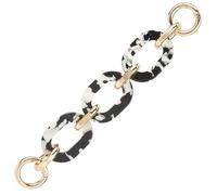 GORGECRAFT Catena per Borsa in Acrilico Estensori per Tracolla in Resina Decorazione di Ricambio per Tracolla per Borsa Catena con Anello A Molla in Lega d'oro per Borse A Tracolla La Realizzazione