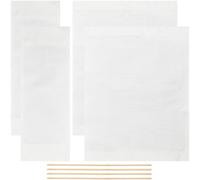 GORGECRAFT Coprisedile per Sedia da Truccatore di Grandi Dimensioni 2 Set Coprisedia da Regista Tessuto di Ricambio in Tela Sedia da Film Casual Sedie Pieghevoli in Tela con Bastone in Legno