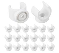 GORGECRAFT Gancio A U Da 1 pollice PEX Porta TV Vassoio Clip di Ricambio Morsetti per Tubi Dell'Acqua In PVC Morsetti Talon per Tubo con Diametro Esterno di 19 mm Presa In Plastica (20 confezioni)