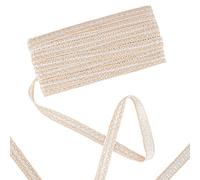 GORGECRAFT Grano Gimp Treccia Trim 15.3 Yard Tessuto In Poliestere Nastro Cucito Tessuto Basic Trim Frange Tappezzeria Passamaneria per Fodera per Tende Artigianato Fai Da Te Creazione di Gioielli