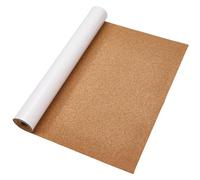 GORGECRAFT Rotolo di Sughero Autoadesivo 1.2 m X 40cm Bacheche in Sughero Naturale Isolanti Decorazioni da Parete per Aule Bacheche per Fai da Te Sottobicchieri Ufficio Casa Materiale Scolastico