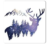 GORGECRAFT Sika Deer Stencil Template 11.8x11.8 Pollice Alce Disegno In Plastica Segno per La Pittura su Parete In Legno Pavimento In Tela Scrapbook Card Artigianato Artistico Fai Da Te