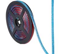 GORGECRAFT Striscia Calafataggio Autoadesiva da 5 m 8mm Blu per Angoli in Ceramica Impermeabile Stacca Attacca Rotolo Flessibile Nastro Sigillante per Modanature Triangolari per Doccia Vasca Bagno WC