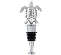 GORGECRAFT Tappo per Vino A Forma di Tartaruga in Metallo Argentato in Silicone Riutilizzabile per Bottiglie di Champagne Oceano Pompa Vino Le Vacanze Inaugurazione della Casa Natale Halloween Festa