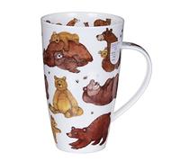 Gorgeous 'Grizzlies' Grizzly Brown Bear Dunoon Fine Bone China Large Mug Henley Style by Dunoon
