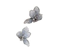 Gorgogliamento blu ombres pietre arbusto con gradini di farfalla, orecchini alla moda, accessorio per gioielli, regalo per i vostri orecchini blu ombré cristallo a farfalla, Taglia unica, come