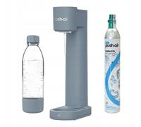 Gorgogliatore d'acqua Dafi PushAir + 2 bottiglie da 0,7 L + set cilindri CO2