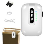 Gorgogliatore per acquario, pompa ad aria silenziosa, aeratore ricaricabile tramite USB, 12 x 8 x 4 cm, booster ossigeno, per acquari d'acqua salata e d'acqua , case di pesce Betta, allevamento