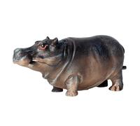 Gorgogliatore per acquario, pompa per pesci in resina per ippopotamo, pietra pneumatica per serbatoi di galloni, decorazione paesaggistica realistica per soggiorno, 14 x 6 x 6 cm