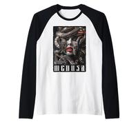 Gorgone Medusa Dea Serpente Mitologia Greca Medusa Maglia con Maniche Raglan