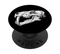 Gorgonopsid Teschio Permiano Dente a Sciabola Predatore Fossile PopSockets PopGrip Adesivo
