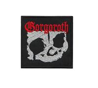 Gorgoroth - Toppa ricamata in metallo, colore: Nero
