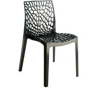GORICA Sedia MADRID plastica traforata impilabile arredo casa giardino bar hotel