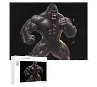 Gorilla Beast Bodybuilding Puzzle in legno divertente pittura arte pittura puzzle decorazione regali 300/500/1000 pezzi