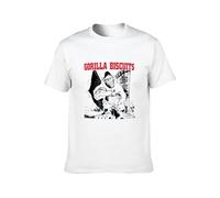 Gorilla Biscuits Gorilla Biscuits Punk Rock Youth of Today Casual Round Neck T Shirt White XL