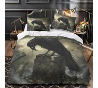 Gorilla con fulmine Set Di Copripiumino 3 pezzi microfibra stampa 3D con federa incluso federe decorazione per la camera dei bambini Cyberpunk copripiumino for ragazze e adulti Double（200x200cm）