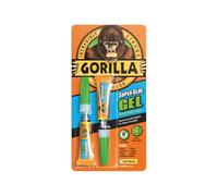 Gorilla Super Colla Liquido 2x 3g Legno Metallo Pelle Gomma Plastica Carta Fast