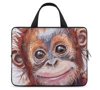 Gorilla - Custodia protettiva ultra sottile e impermeabile per laptop da 10 pollici con cinturino da polso