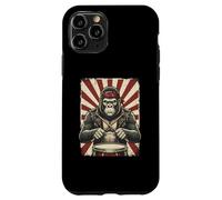 Gorilla Drummer Animal Music Percussionista Ritmo Custodia per iPhone 11 Pro