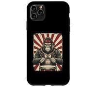 Gorilla Drummer Animal Music Percussionista Ritmo Custodia per iPhone 11 Pro Max