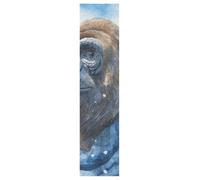 Gorilla Freddo Acquerello Fogli di Grip Tape per Skateboard e Longboard Anti-Bolle e Antiscivolo per Ragazzi