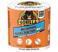 Gorilla Glue 3044741 Impermeabile Toppa & Guarnizione Nastro 100mm X 3M Bianco