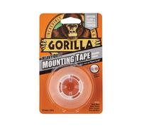Gorilla Glue Gorilla Resistente Supporto Nastro 25.4mm X 1.52m Trasparente Grgg