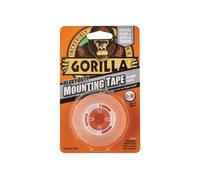 Gorilla Glue Gorilla Resistente Supporto Nastro 25.4mm X 1.52m Trasparente Grgg