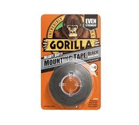 GORILLA TAPE Gorilla Resistente Doppio Lato Montaggio Nastro 1.5m X 25mm Nero