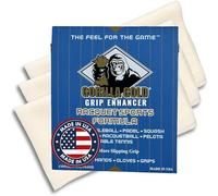 Gorilla Gold Grip Enhancer Tacky Towel - Stracci sportivi per racchette, per mani sudate in tennis, pickleball, paddle, racquetball, badminton, squash e altro, soluzione di presa per atleti