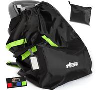 Gorilla Grip Borsa da viaggio per seggiolino auto, resistente agli strappi e agli agenti atmosferici, leggera e imbottita, per aereo, borse a scacchi per cancelli, seggiolino auto, copertura per