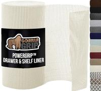 Gorilla Grip Rivestimento originale per cassetti e mensole, non adesivo, durevole e resistente, per cassetti da cucina, scaffali, armadi, ripostigli, scrivanie da ufficio