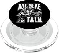 Gorilla Gym Not Here to Talk Serious Workout Lover regali PopSockets PopGrip per MagSafe
