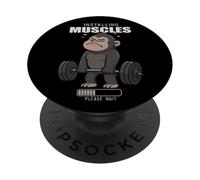 Gorilla Gym Rat Installazione di Sollevamento Muscolare Deadlift Uomini Donne PopSockets PopGrip Adesivo
