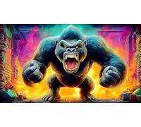 gorilla Jigsaw Puzzle impossibili 1000 Pezzi Decorazione per la casa. Giochi di Rilassamento e Intelletto per adulti e ragazzi da 14 annigorilla38x26cm/1000pcs