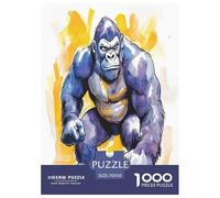 Gorilla Jigsaw Puzzle Impossible 1000 Pezzi Decorazione Per La Casa. Giochi Rilassamento E Intelligence Per Adulti E Ragazzi Da 14 Anni 70x50cm/1000pcs