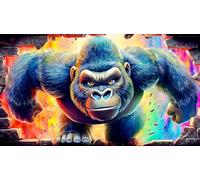 gorilla Jigsaw Puzzle Impossible 1000 Pezzi Decorazione per la casa. Rilassamento e Intelletto per adulti e ragazzi da 14 anni 38x52cm/1000pcs