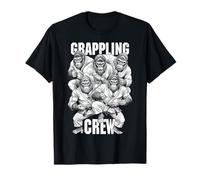 Gorilla Jiu Jitsu Ju Jutsu MMA BJJ Divertente Grappling Crew Maglietta