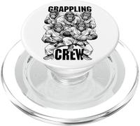Gorilla Jiu Jitsu Ju Jutsu MMA BJJ divertente Grappling Crew PopSockets PopGrip per MagSafe