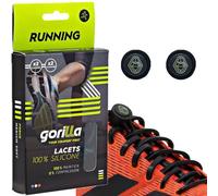 Gorilla - Lacci Elastici Running Corsa - Lacci Scarpe Running Senza Nodo - Auto-bloccanti Ultra Resistenti - Comfort per Runner e Sportivi - 123 cm