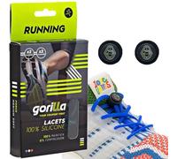 Gorilla - Lacci Elastici Running Corsa - Lacci Scarpe Running Senza Nodo - Auto-bloccanti Ultra Resistenti - Comfort per Runner e Sportivi - 123 cm