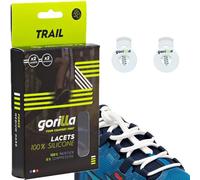 Gorilla - Lacci Elastici Trail Running - Lacci Scarpe Senza Nodo per Sentieri e Gare - Auto-bloccanti Ultra Resistenti - Comfort per Runner e Sportivi - 123 cm
