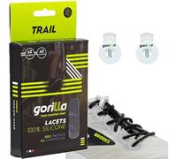 Gorilla - Lacci Elastici Trail Running - Lacci Scarpe Senza Nodo per Sentieri e Gare - Auto-bloccanti Ultra Resistenti - Comfort per Runner e Sportivi - 123 cm