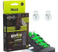 Gorilla - Lacci Elastici Trail Running - Lacci Scarpe Senza Nodo per Sentieri e Gare - Auto-bloccanti Ultra Resistenti - Comfort per Runner e Sportivi - 123 cm
