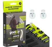 Gorilla - Lacci Elastici Trekking e Camminata - Lacci Scarpe da Montagna Senza Nodo - Auto-bloccanti Ultra Resistenti - Comfort per Escursioni e Outdoor - 123 cm
