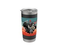 Gorilla Market Stock Crypto Criptovaluta Azioni Ape Bicchiere termico in acciaio inox doppia parete