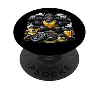 Gorilla - Mascotte per sollevamento pesi PopSockets PopGrip Adesivo