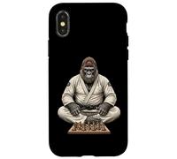 Gorilla Mindset: Scacchi e strategia brasiliana di Jiu Jitsu Custodia per iPhone X/XS
