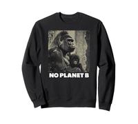 Gorilla, No Planet B, Protezione Ambientale, Gorilla Felpa