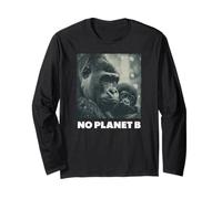 Gorilla, No Planet B, Protezione Ambientale, Gorilla Maglia a Manica